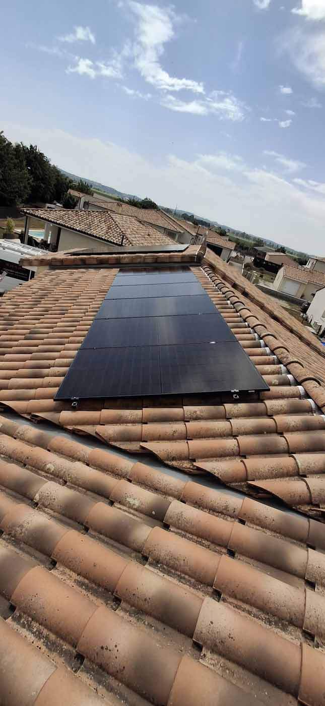Système panneaux photovoltaïques Saverdun