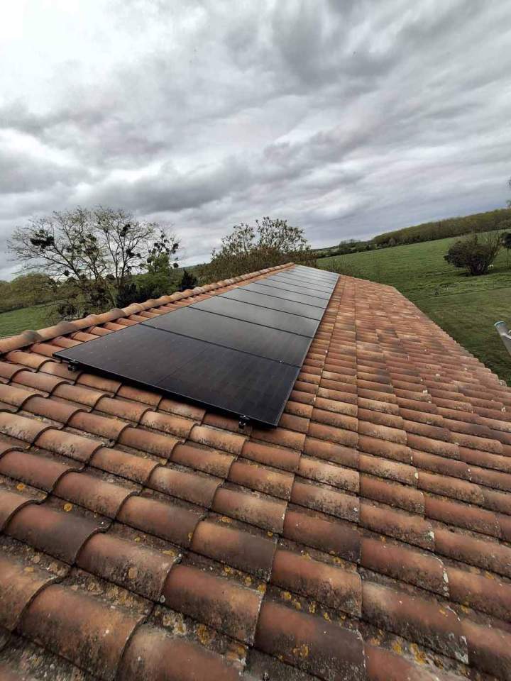 Système production solaire photovoltaïque Saverdun