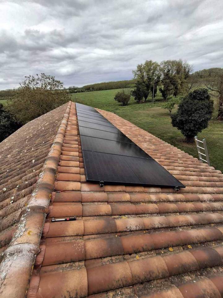 Panneaux solaires énergétiques Saverdun