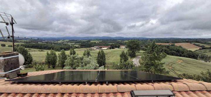 Installation solaire verte Saverdun