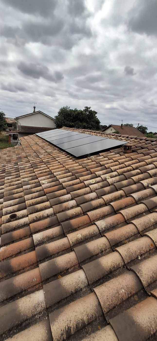 Système panneaux solaires Saverdun