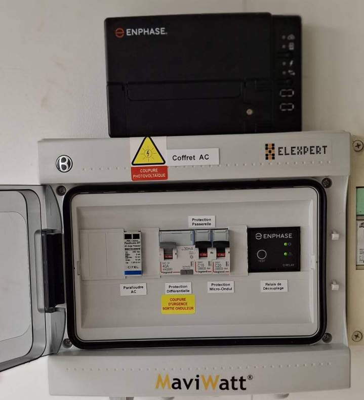 Diagnostic coffret de protection photovoltaïque Saverdun